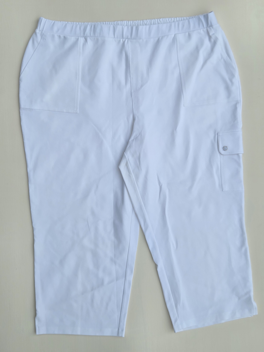 Susan Graver Weekend Premium Stretch Pull-on Crop Pant Size-2X